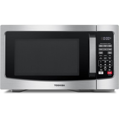 Countertop Microwave Ovens 1.2 Cu Ft with 12.4" Removable Turntable Smart Humidity Sensor, 12 Auto Menus Mute Function ECO Mode Easy Clean Interior, 1000W, Silver