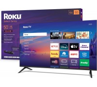 Smart TV 2026 – 50-Inch Select Series, 4K QLED TV – Roku TV with Voice Remote – Flat Screen QLED Television with Wi-Fi for Streaming Live Local News, Sports, & Movies – Bluetooth Headphone Mode