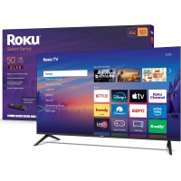 Smart TV 2026 – 50-Inch Select Series, 4K QLED TV – Roku TV with Voice Remote – Flat Screen QLED Television with Wi-Fi for Streaming Live Local News, Sports, & Movies – Bluetooth Headphone Mode