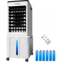 Portable Air Conditioner, 3-in-1 Evaporative Air Cooler with 3.2 Gal Water Tank, Windowless Portable AC Fan with 6 Ice Packs, Remote, 12H Timer, 3 Speeds, 4 Modes