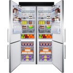 48" Bottom Refrigerator, Counter Depth Refrigerator-Freezer, French Door, Energy Star, Stainless Steel